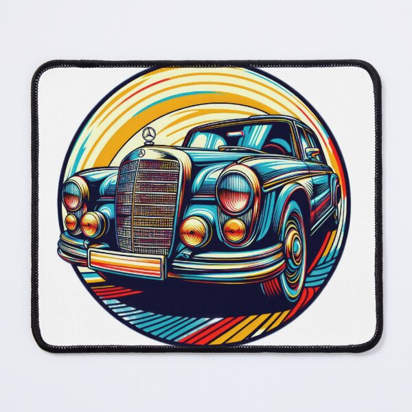 Item preview,  Mercedes Benz  retro Illustration logo emblem designed and sold by Expressions-Sel.