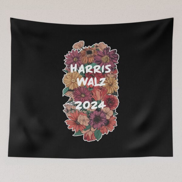 Item preview, Harris Walz 2024 Floral Feminine designed and sold by Redgiant87x.
