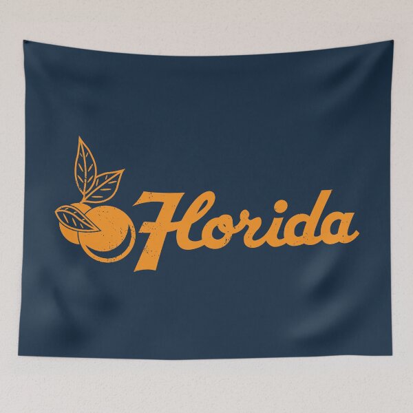 Item preview, Retro Florida Text with Oranges designed and sold by deadmansupplyco.