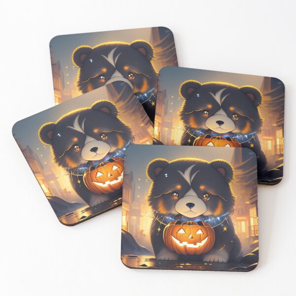 Item preview, Anime Halloween dog at night art designed and sold by TheArtistOf2022.