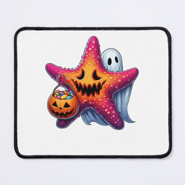 Item preview, Starfish Scary Halloween Ghost Spooky Pumpkin Candy designed and sold by Artistoos.