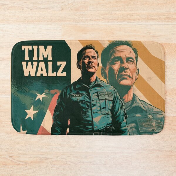 Artikelvorschau, Tim Walz für Präsident 2024 Vintage Retro entworfen und verkauft von martin max.