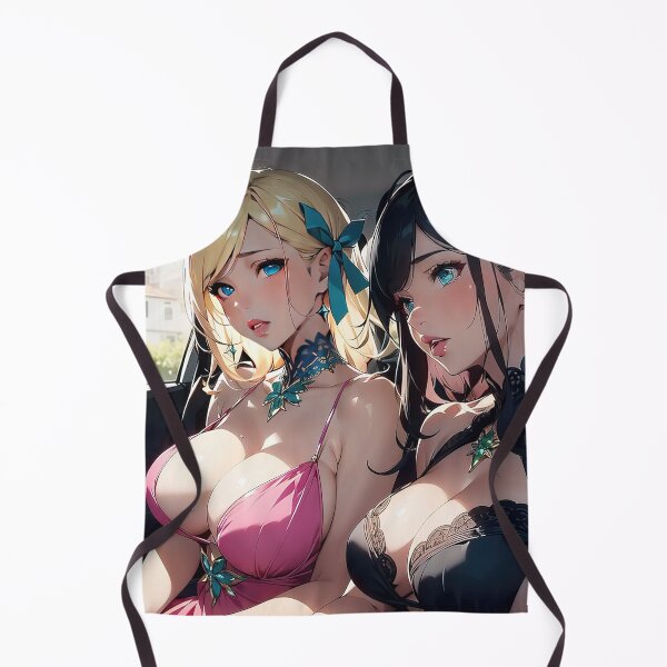 Item preview, Two Cute anime girls double portrait in car art designed and sold by TheArtistOf2022.