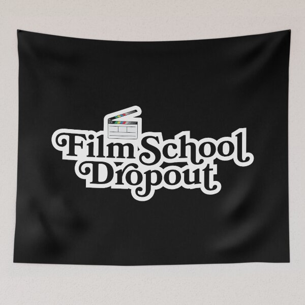 Item preview, Film School Dropout Text Clapperboard designed and sold by deadmansupplyco.