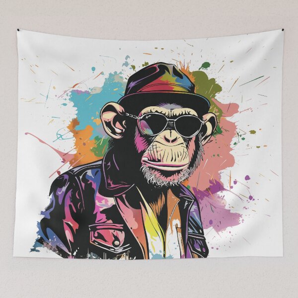 Item preview, Pandilla de simios designed and sold by LLSArty.