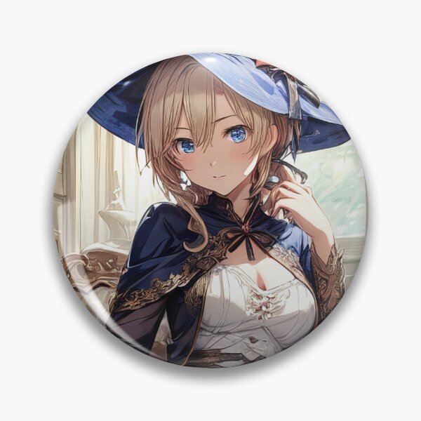 Item preview, Witch anime girl portrait art designed and sold by TheArtistOf2022.