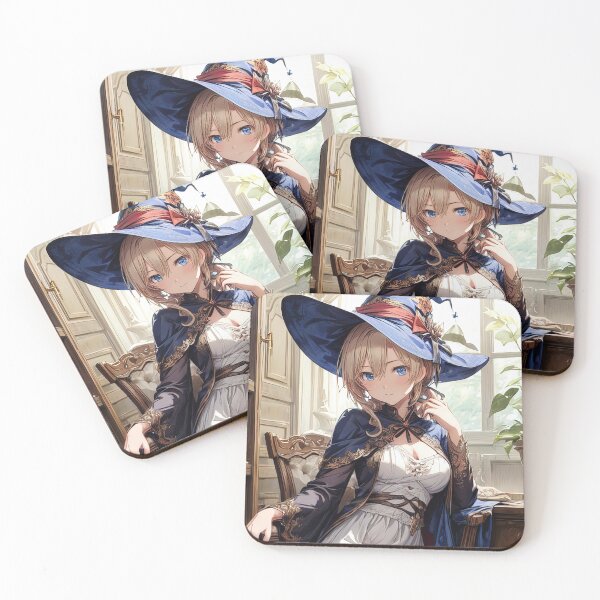 Item preview, Witch anime girl portrait art designed and sold by TheArtistOf2022.
