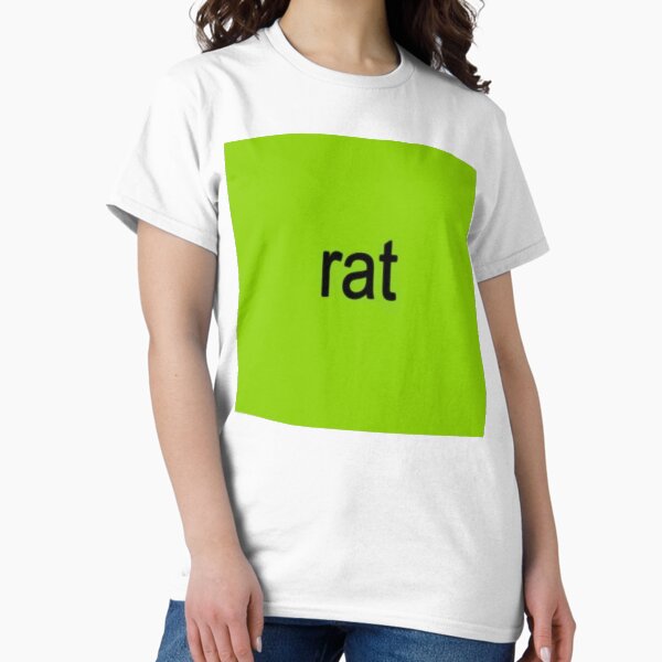 Item preview, "Rat" Brat Text  designed and sold by matchalattextrafoam.
