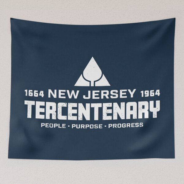 Item preview, 1964 New Jersey Tercentenary Wordmark designed and sold by deadmansupplyco.