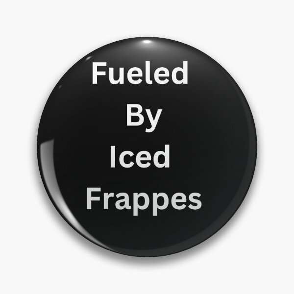 Item preview, Fueled By Iced Frappes Classic Black Tee designed and sold by GeekySexyCool.