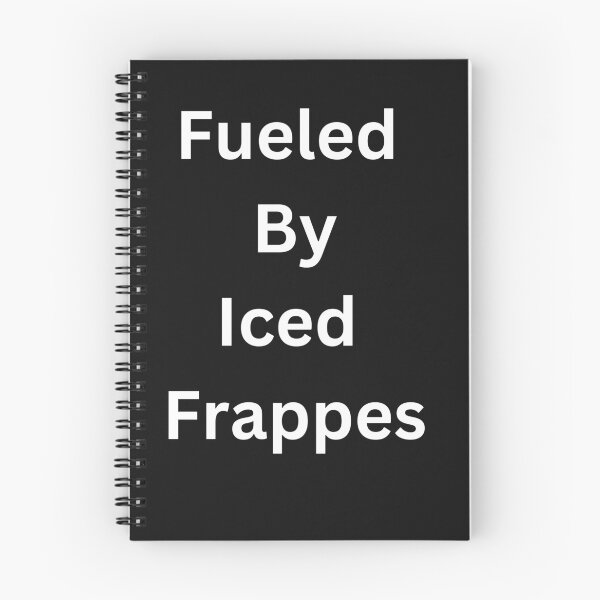 Item preview, Fueled By Iced Frappes Classic Black Tee designed and sold by GeekySexyCool.