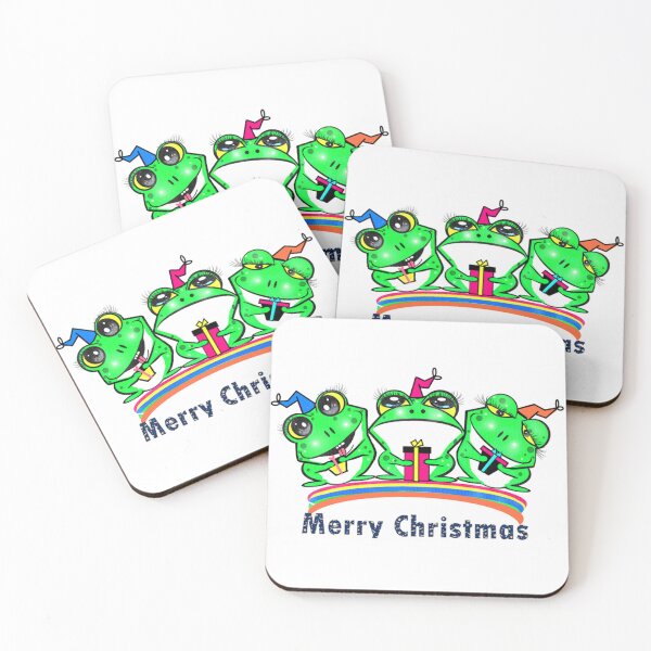 Item preview, Happy Frogs on the eve of Christmas  designed and sold by Shirley cute art .