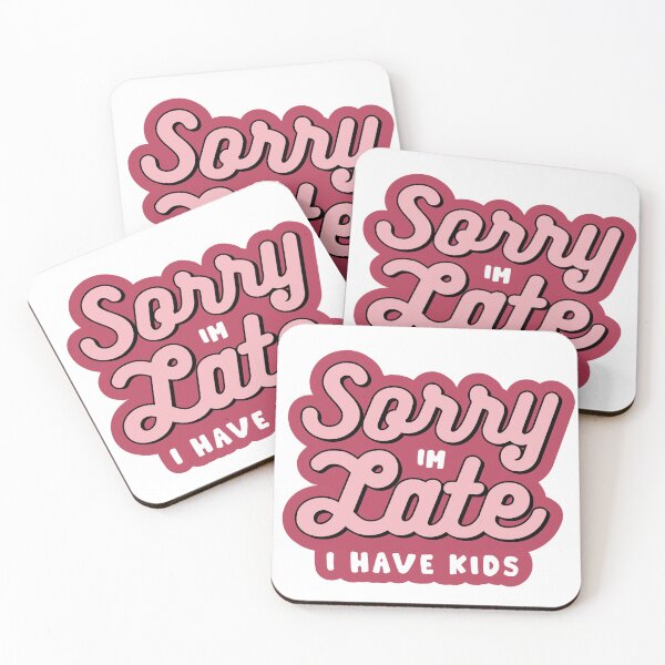 Artikelvorschau, Sorry im late i have kids kindle bookish sticker entworfen und verkauft von Yaffa Store.
