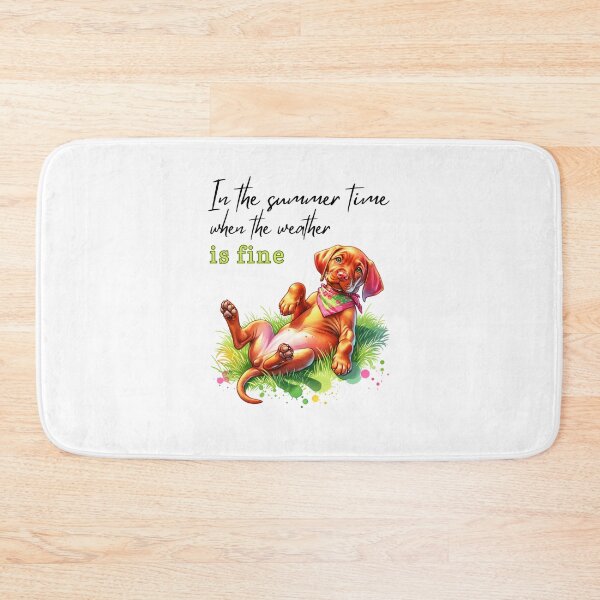 Item preview, Summer watercolour Vizsla designed and sold by BritishDelights.