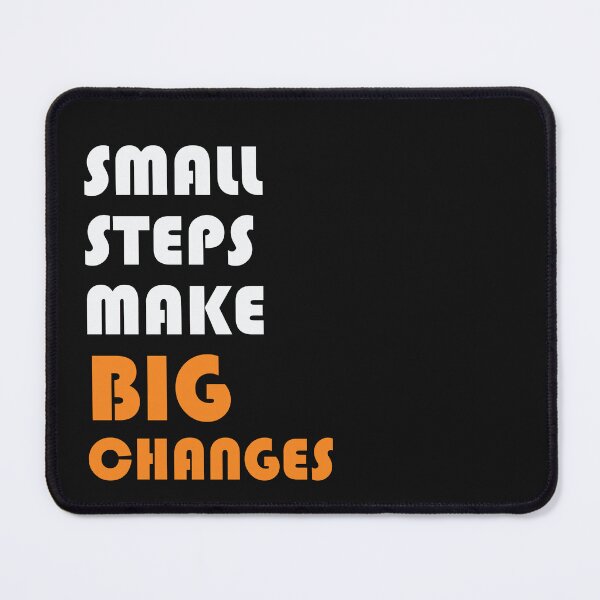 Item preview, SMALL STEPS MAKE BIG CHANGES designed and sold by thewolf988.