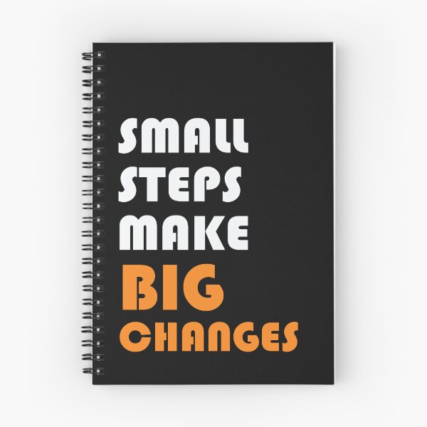 Item preview, SMALL STEPS MAKE BIG CHANGES designed and sold by thewolf988.