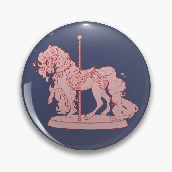 Item preview, Pink Carousel Pony ⋆·˚ ༘ * designed and sold by faunhaunt.