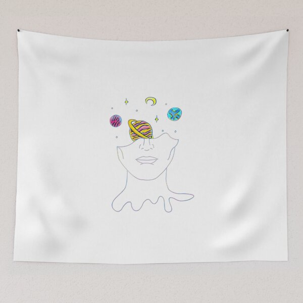 Item preview, Dreaming of space design planets and silhouette  designed and sold by Barrie’s Designs .
