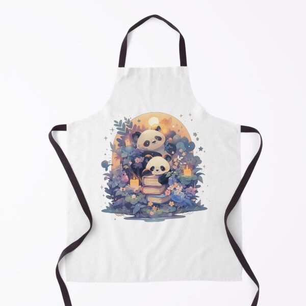 Item preview, Panda Family is about to read a night night story designed and sold by WoollenLlama.