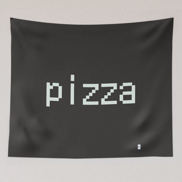 Item preview, Pizza Pixel Art Ghost designed and sold by muffineshipster.