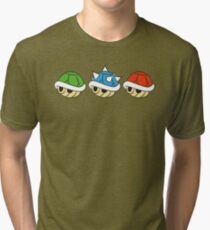 Mario Kart Items- Shells Tri-blend T-Shirt