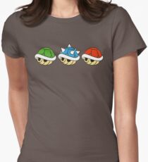 Mario Kart Items - Muscheln Tailliertes T-Shirt für Frauen