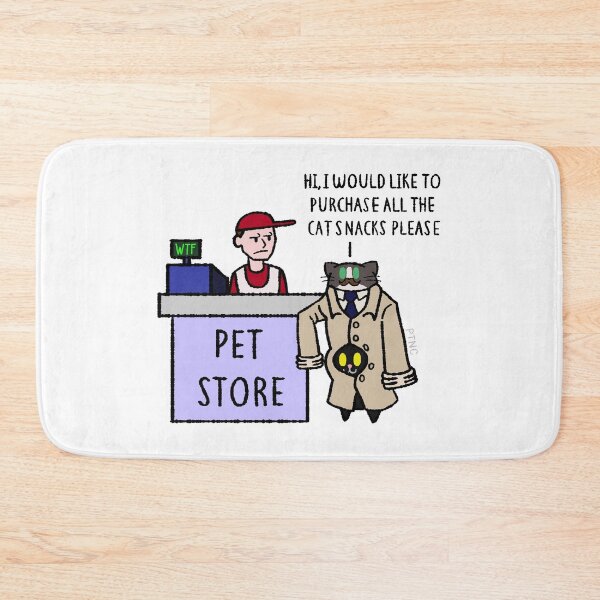 Item preview, Pudge and Moomoo pretending to be an adult designed and sold by PudgeTheCat.