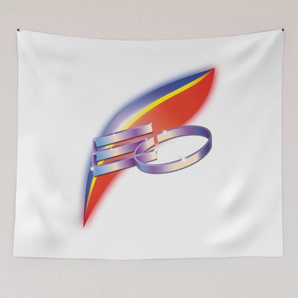 Item preview, Captain Eo - rainbow logo (white) designed and sold by SWG Mixes & Merchandise.