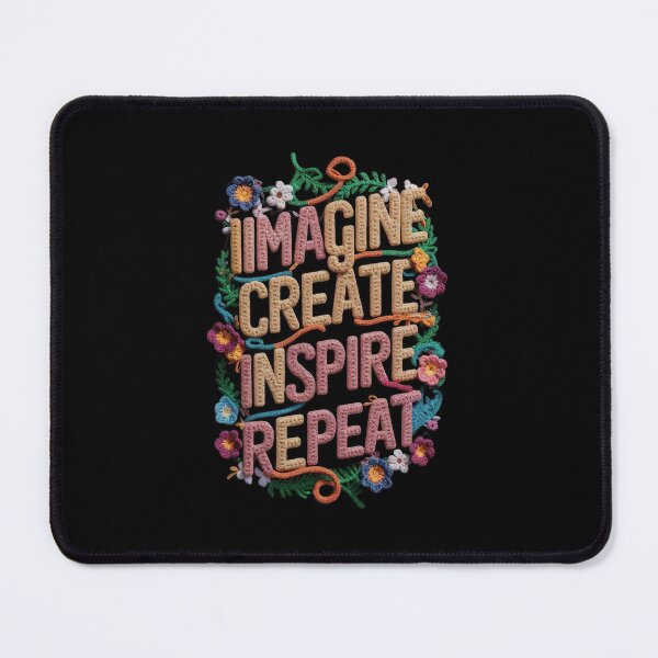 Item preview, imagine create inspire repeat designed and sold by SixtyOneDesign.