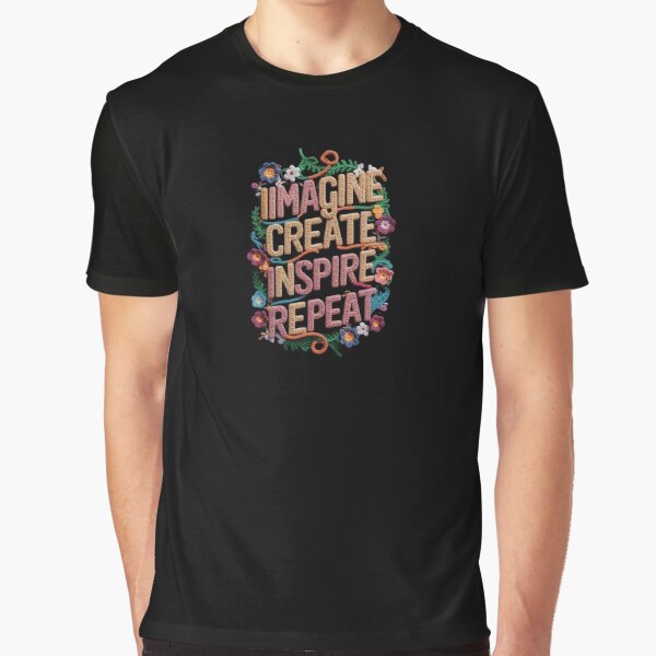 Item preview, imagine create inspire repeat designed and sold by SixtyOneDesign.