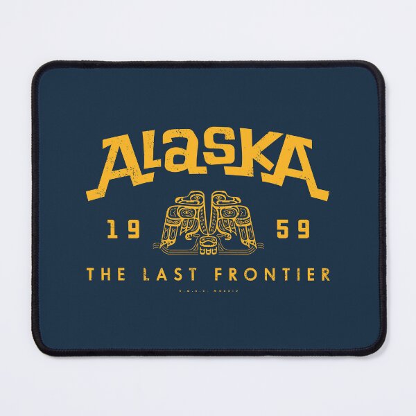 Item preview, Retro Gold Alaska The Last Frontier Date designed and sold by deadmansupplyco.