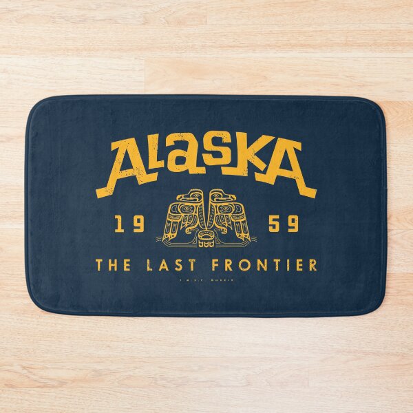 Item preview, Retro Gold Alaska The Last Frontier Date designed and sold by deadmansupplyco.
