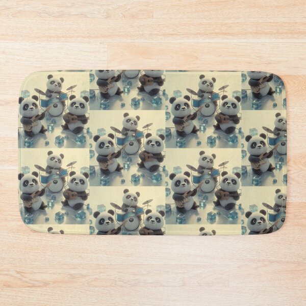 Item preview, Three Panda Rockstars Playing Music designed and sold by choder61.