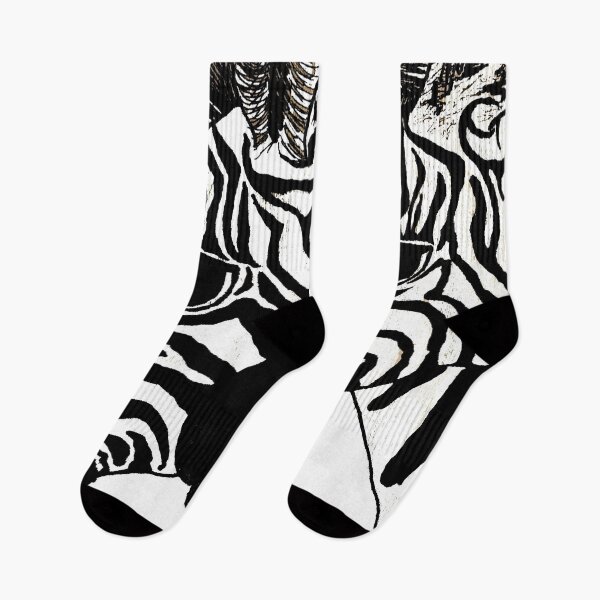 Item preview, Zebras - Pen and Ink on paper designed and sold by Jamie  Taylor.