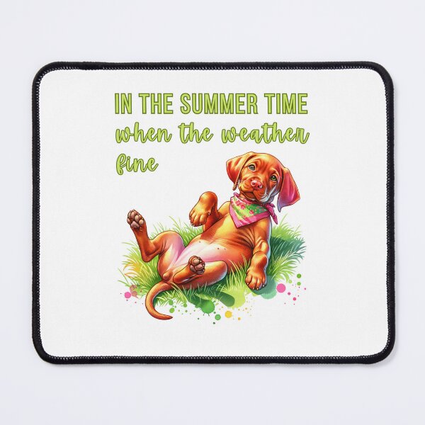Item preview, Summer watercolour Vizsla designed and sold by BritishDelights.