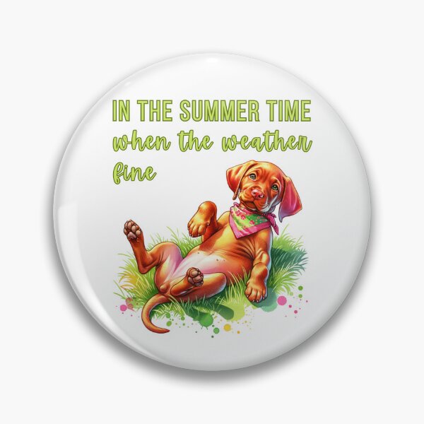 Item preview, Summer watercolour Vizsla designed and sold by BritishDelights.