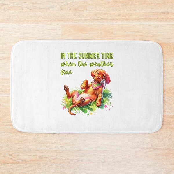 Item preview, Summer watercolour Vizsla designed and sold by BritishDelights.