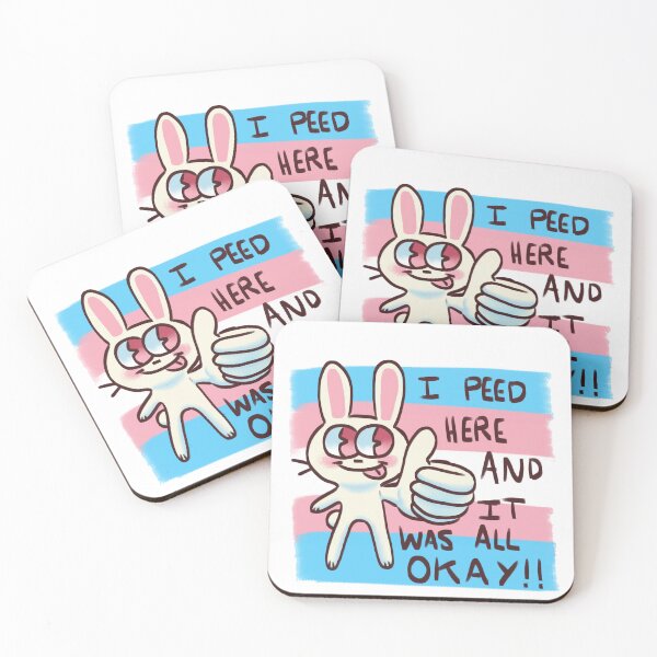 Item preview, Transgender bathroom sticker designed and sold by EvilCatGhost.