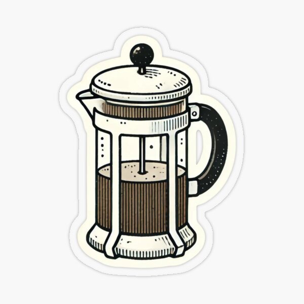 Item preview, French Press Coffee Maker designed and sold by Bug-and-Dove.