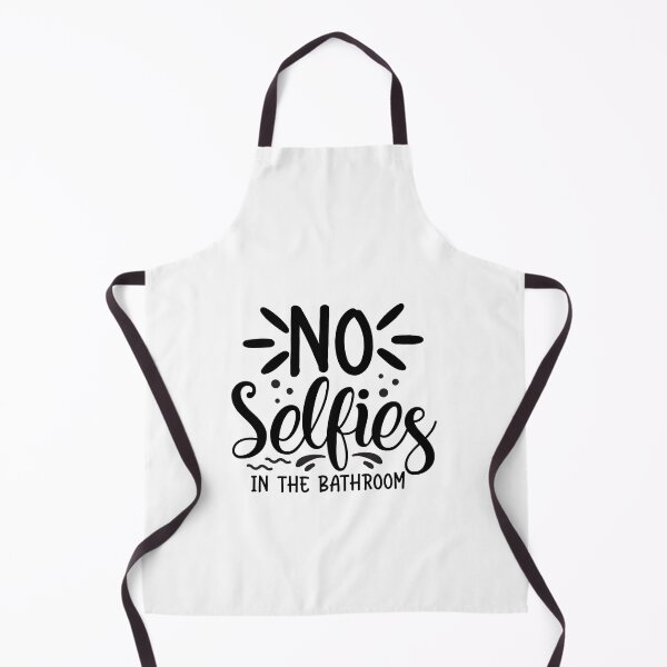 Item preview, No selfies in the bathroom designed and sold by Made-by-Gus.