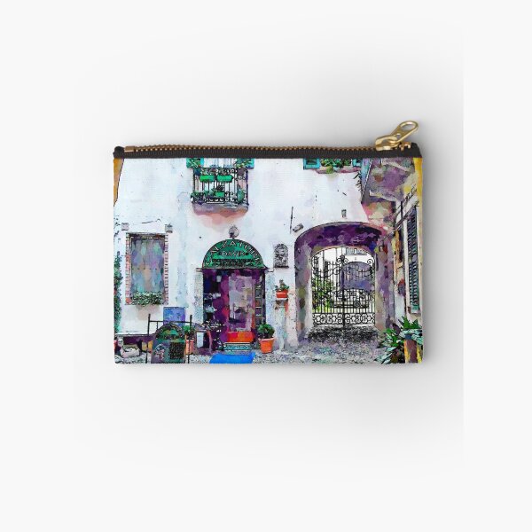 Item preview, Arona: courtyard with shoe store designed and sold by Giuseppe Cocco.