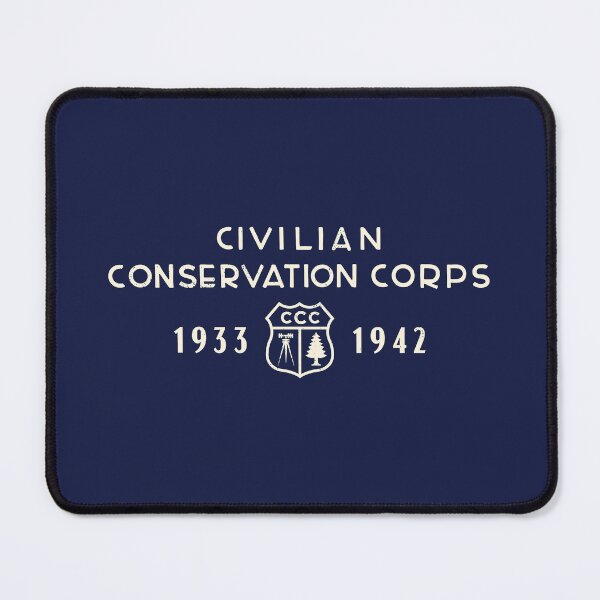 Item preview, Civilian Conservation Corps - Shield with Years designed and sold by deadmansupplyco.