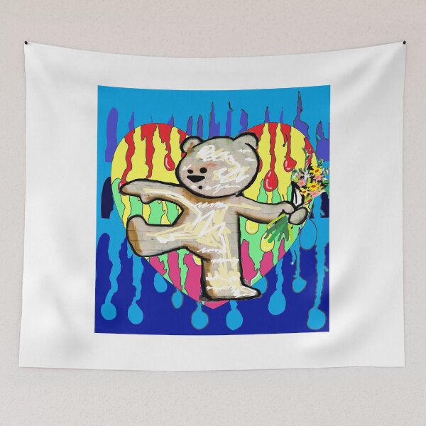 Item preview, Heart Love Drip Dancing Bear designed and sold by LowEndGraphics.