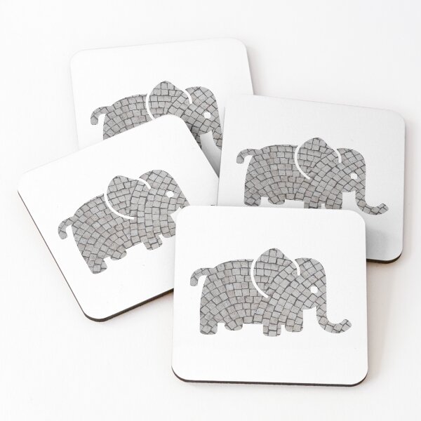 Item preview, Elephant mosaic tshirt designed and sold by Knowvhere.