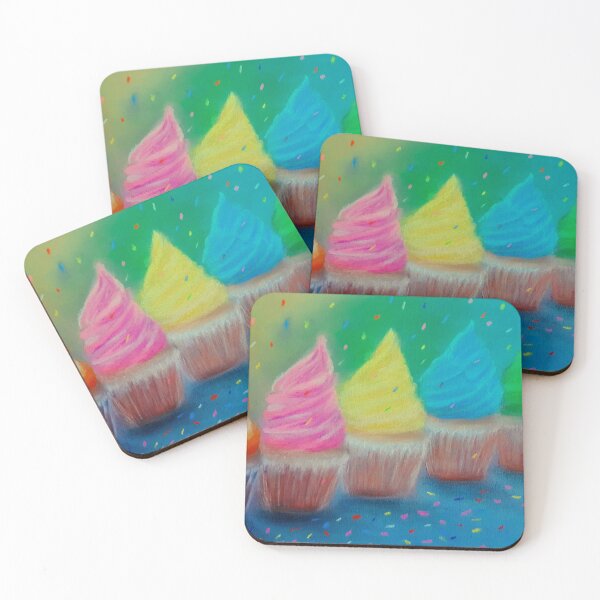 Artikelvorschau, Bunte Cupcakes entworfen und verkauft von Artbyjanehicks.