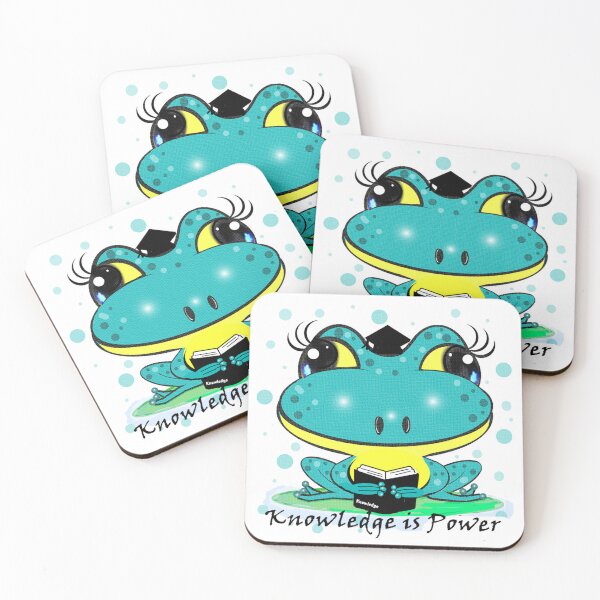 Item preview, Clever Frog - Knowledge is Power  designed and sold by Shirley cute art .