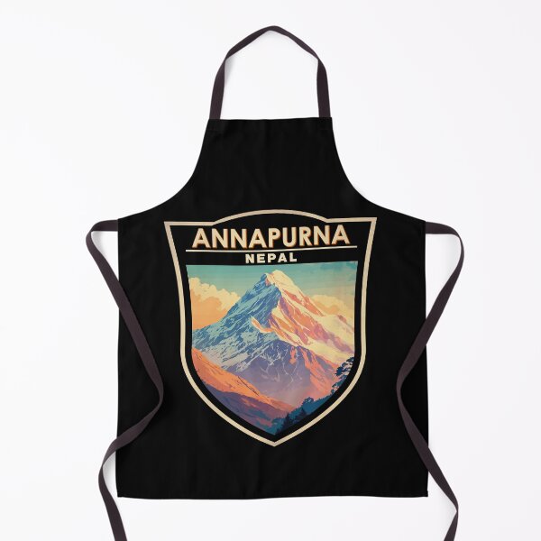 Item preview, Annapurna Nepal Travel Art Badge designed and sold by KrisSidDesigns.