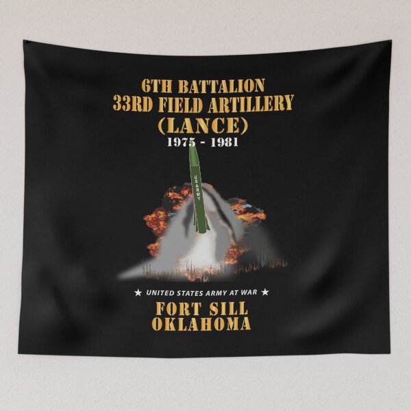 Item preview, Field Artillery - 6th Bn, 33rd Field Artillery, Ft Sill, OK LANCE Firing - 1975-1981 X 300 designed and sold by Military Insignia Products.