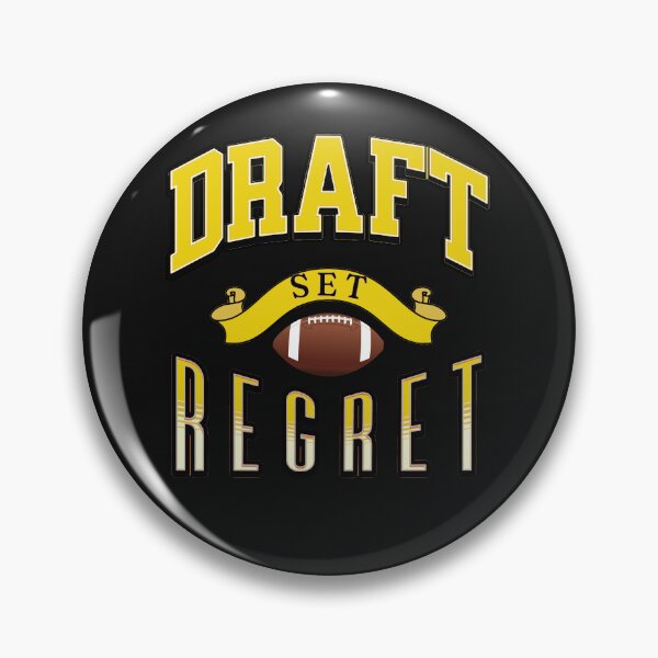 Item preview, Fantasy Football Draft, Set, Regret Funny Footbal designed and sold by Cute & Sassy Custom Gifting Boutiques.