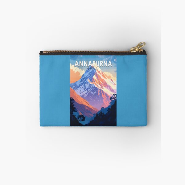 Item preview, Annapurna Nepal Travel Art Vintage designed and sold by KrisSidDesigns.